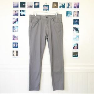 Zara Men’s Twill Jean Pants Grey Taupe